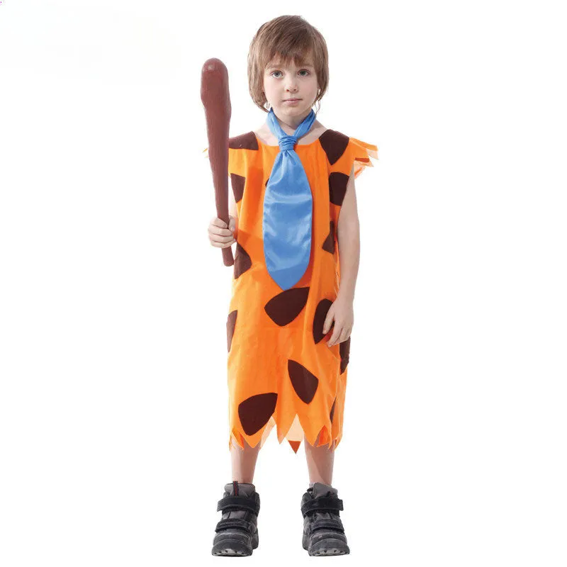 Primitive Kid Savages Dress-up Age Stone Costumes