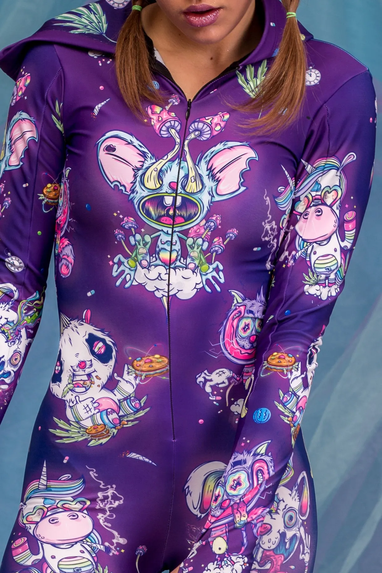 Psychotropic Jungle Fit Onesie