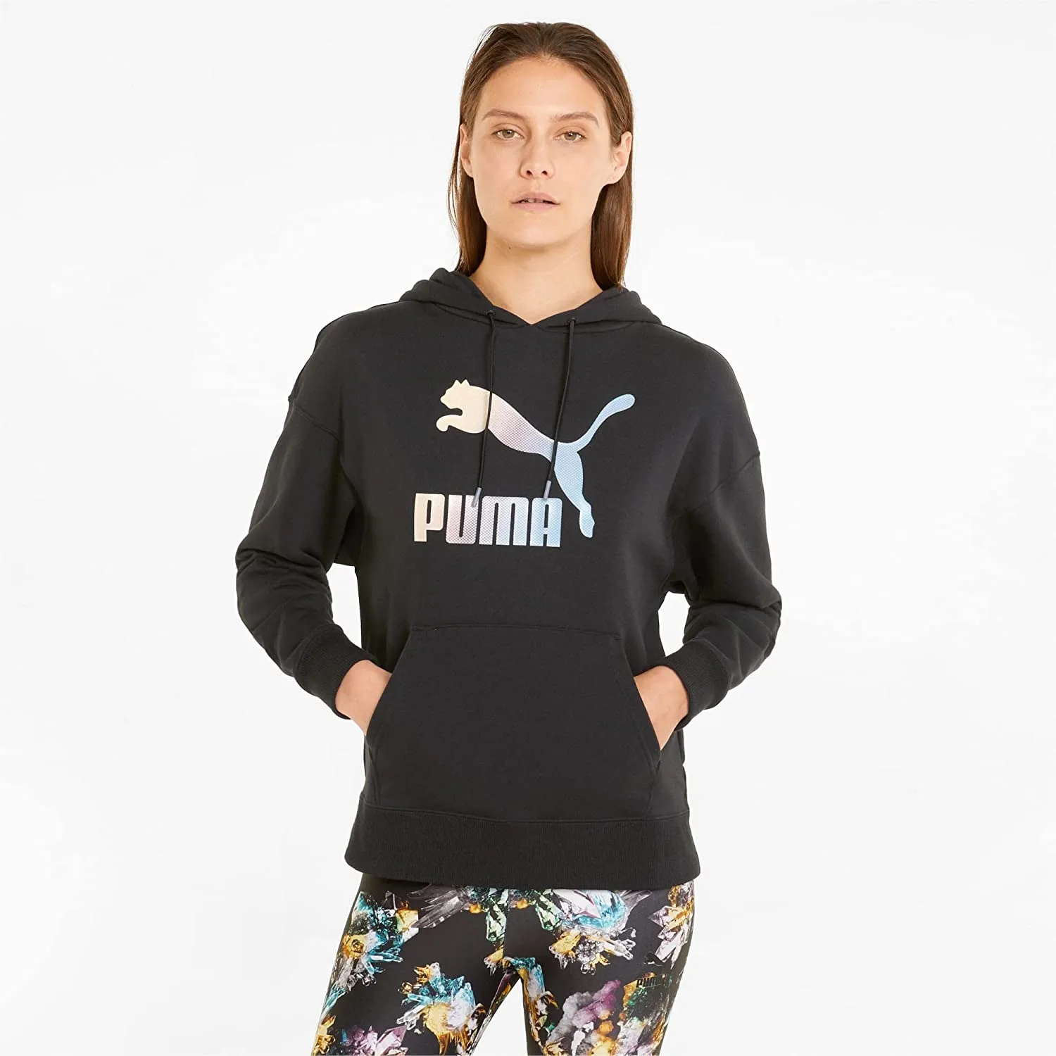 PUMA Crystal Galaxy Graphic Women's Hoodie Sweatshirt