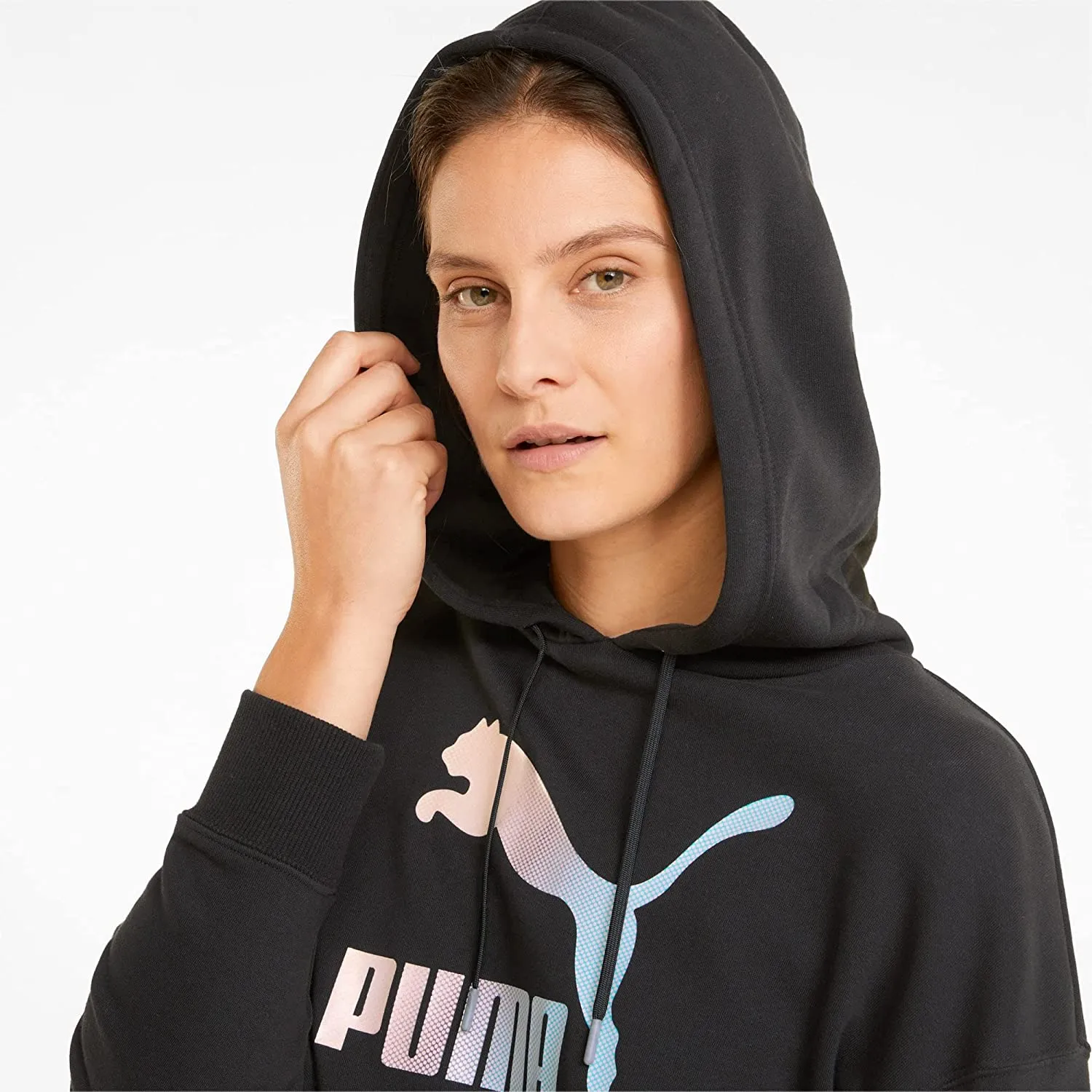 PUMA Crystal Galaxy Graphic Women's Hoodie Sweatshirt