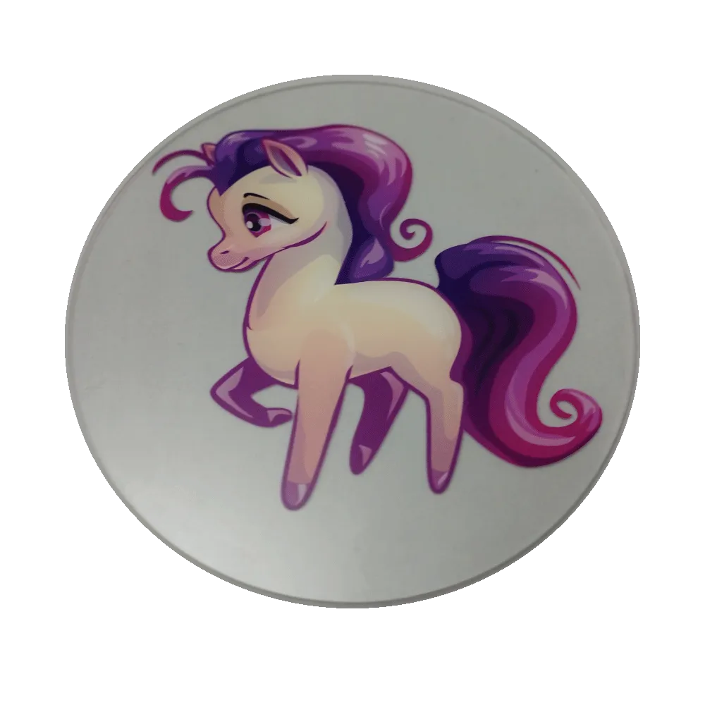 purple cartoon pony decoration