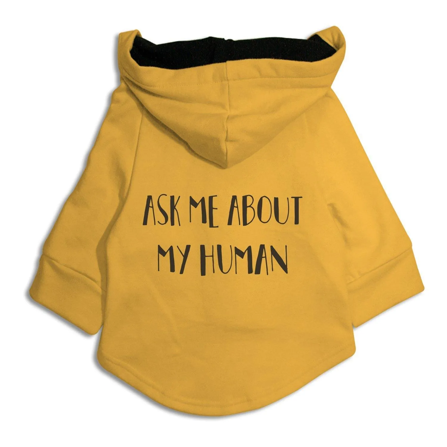 "Ask Me About My Human" Dog Hoodie Jacket