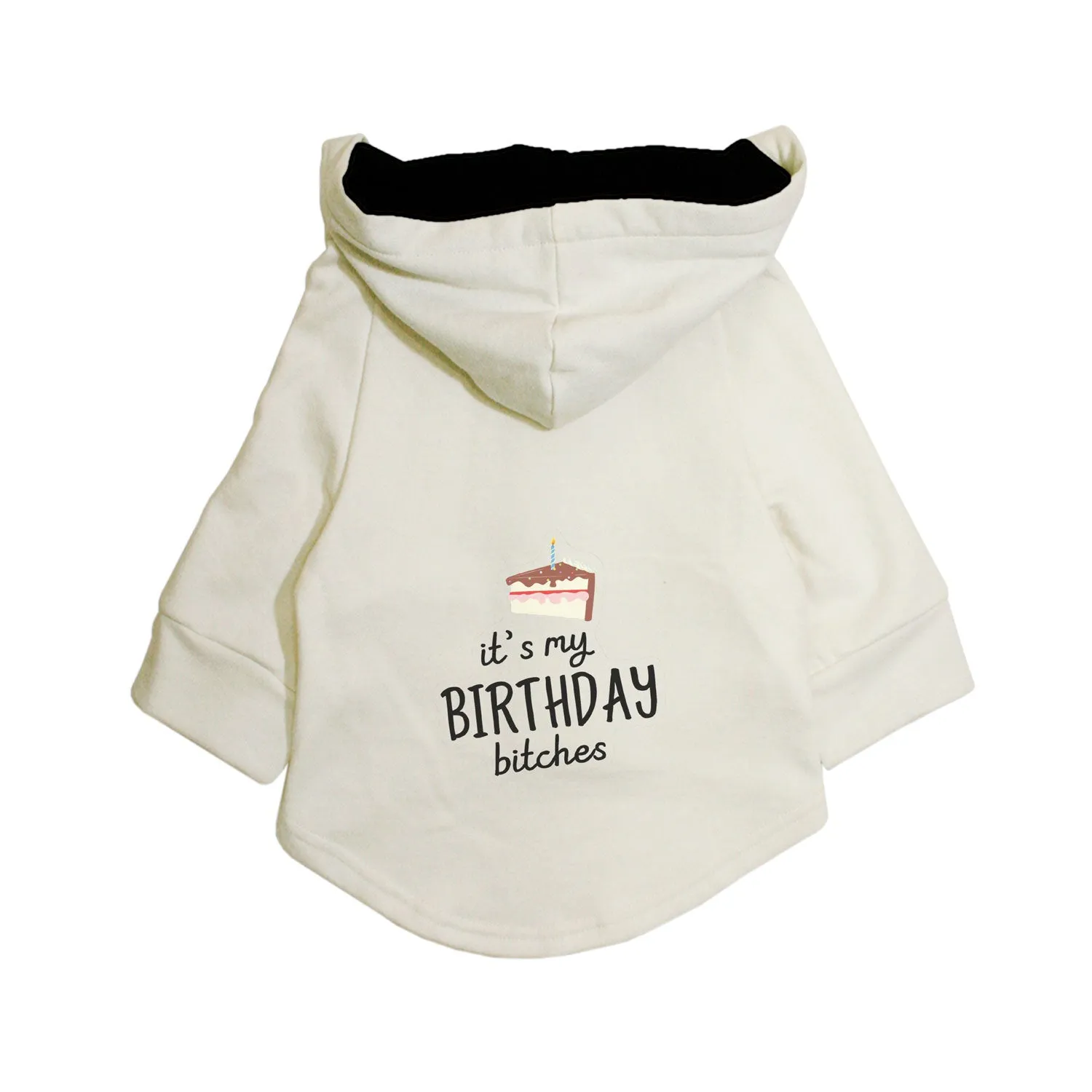 "It's My Birthday Bitches-2" Printed Dog Hoodie Jacket