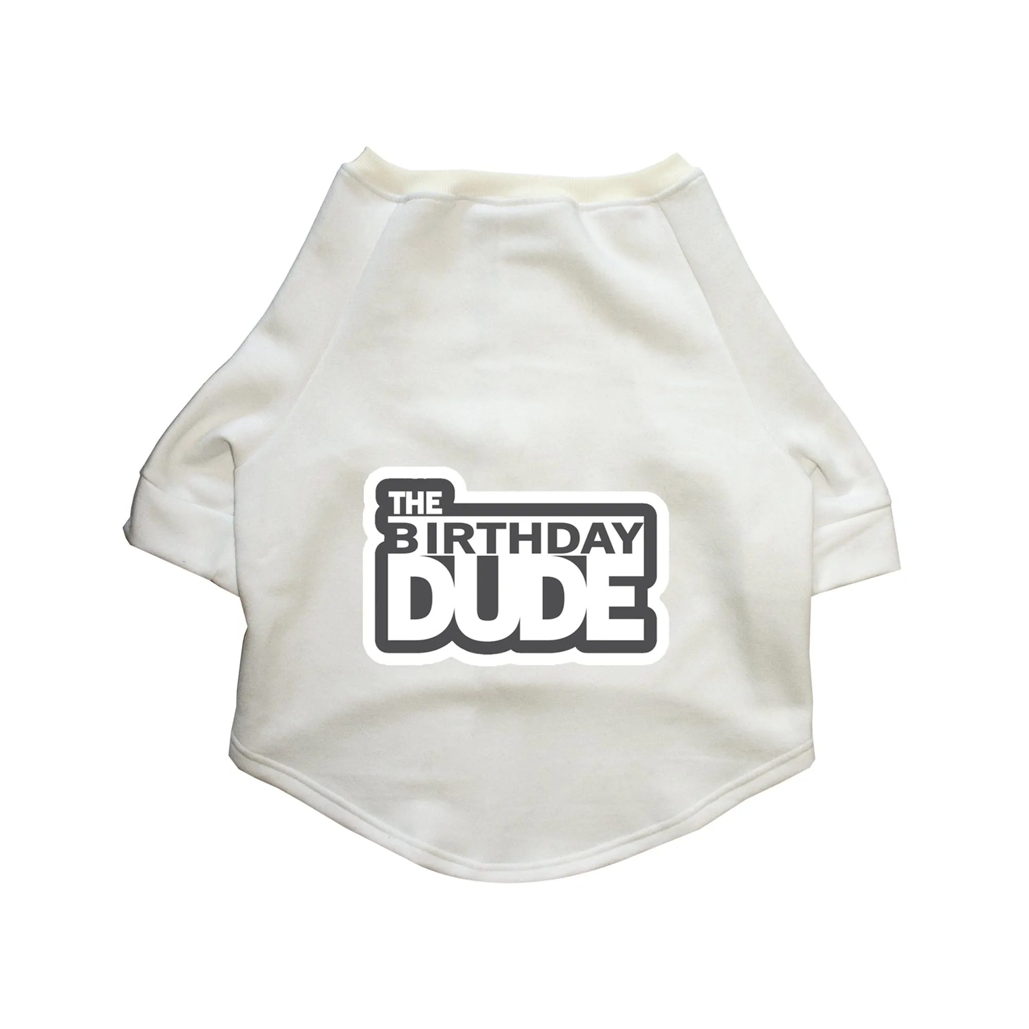 "The Birthday Dude" Printed Cat Hoodie Jacket