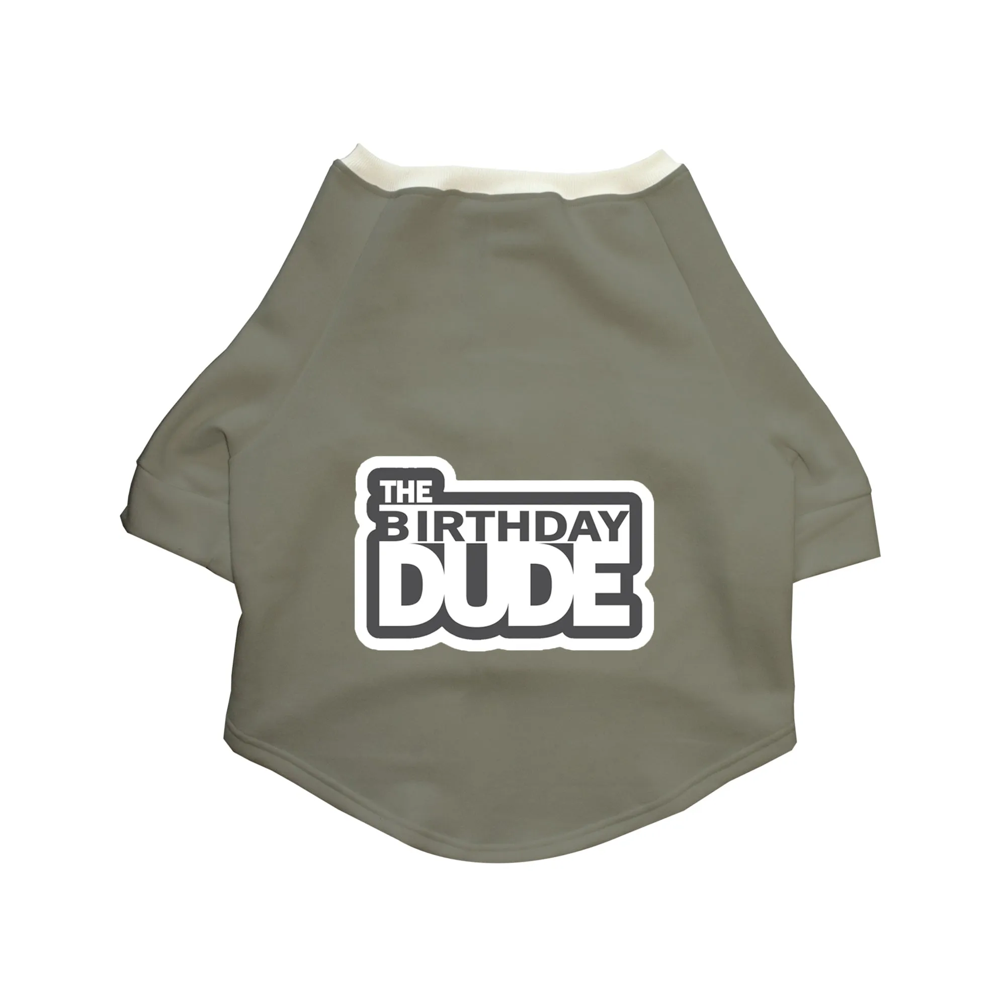 "The Birthday Dude" Printed Cat Hoodie Jacket