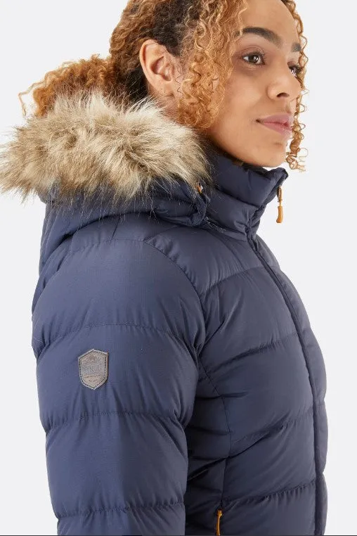 RAB Deep Cover Parka Womens with Detachable Faux Fur