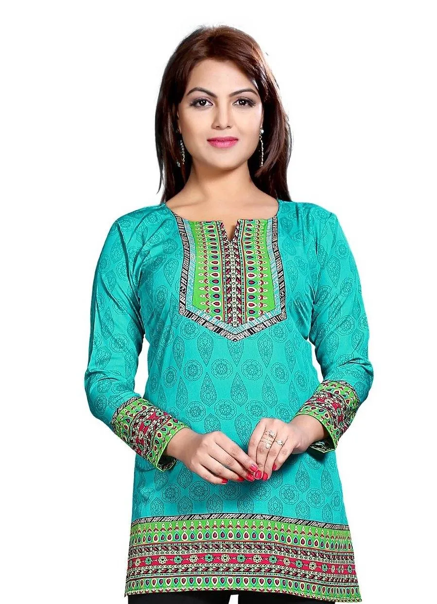 Readymade Polyester Casual Wear Tunic/Kurti