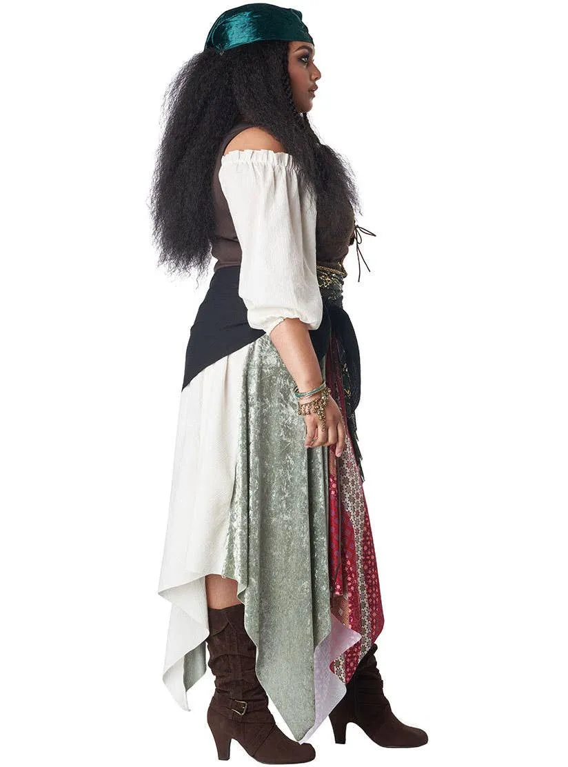 Renaissance Gypsy Womens Plus Size Costume