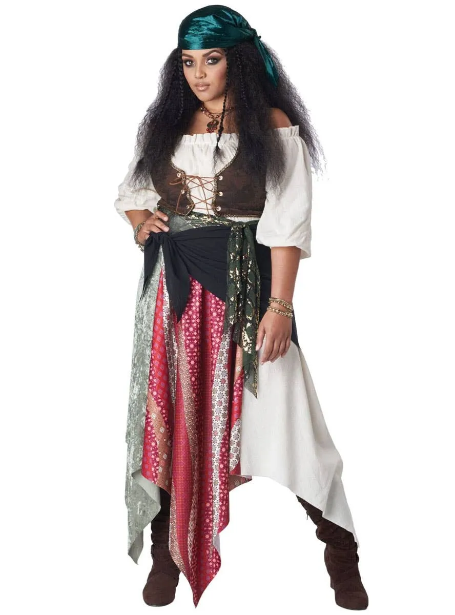 Renaissance Gypsy Womens Plus Size Costume