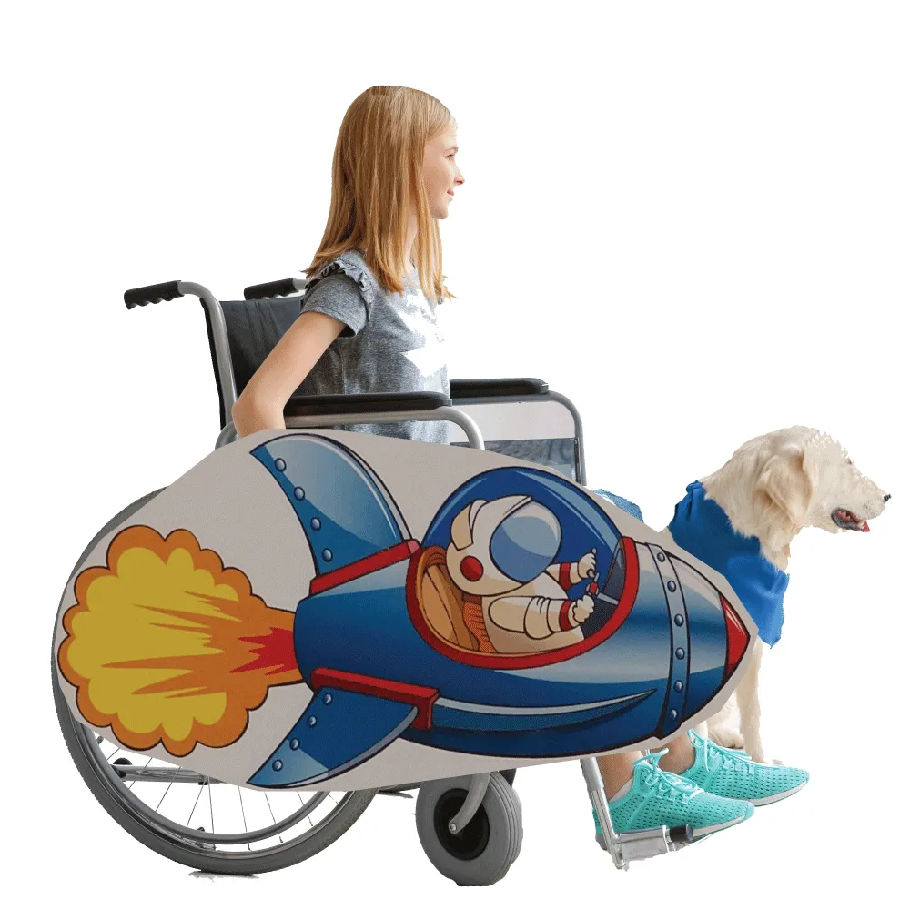 Rocket Man Wheelchair Costume Child's