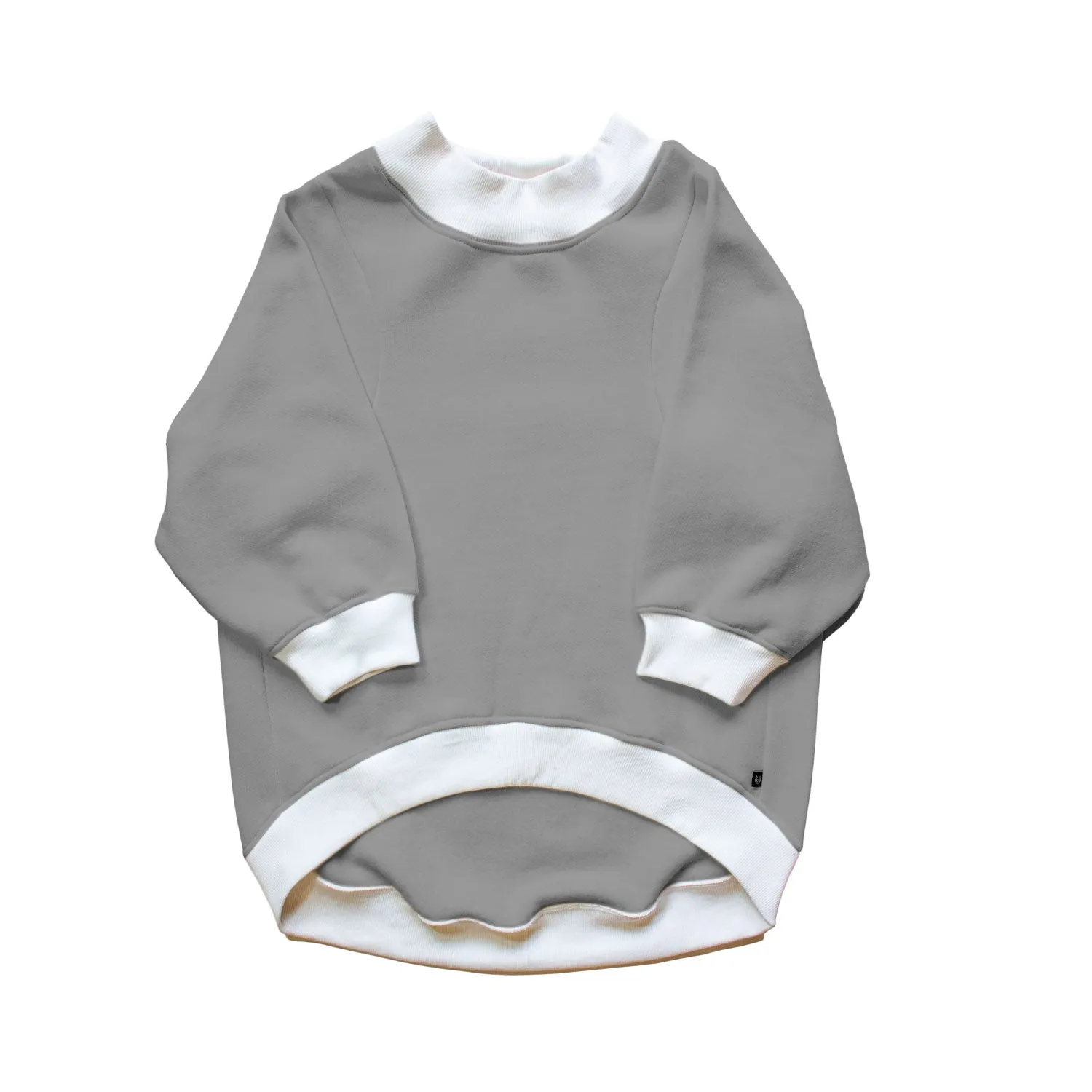 Ruse 'Basics' Crafty Crew Neck Full Sleeve Plain Sweatshirt For Dogs