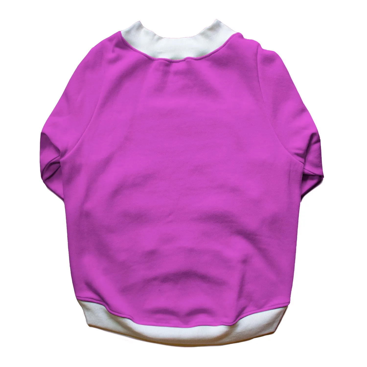 Ruse 'Basics' Crafty Crew Neck Full Sleeve Plain Sweatshirt For Dogs