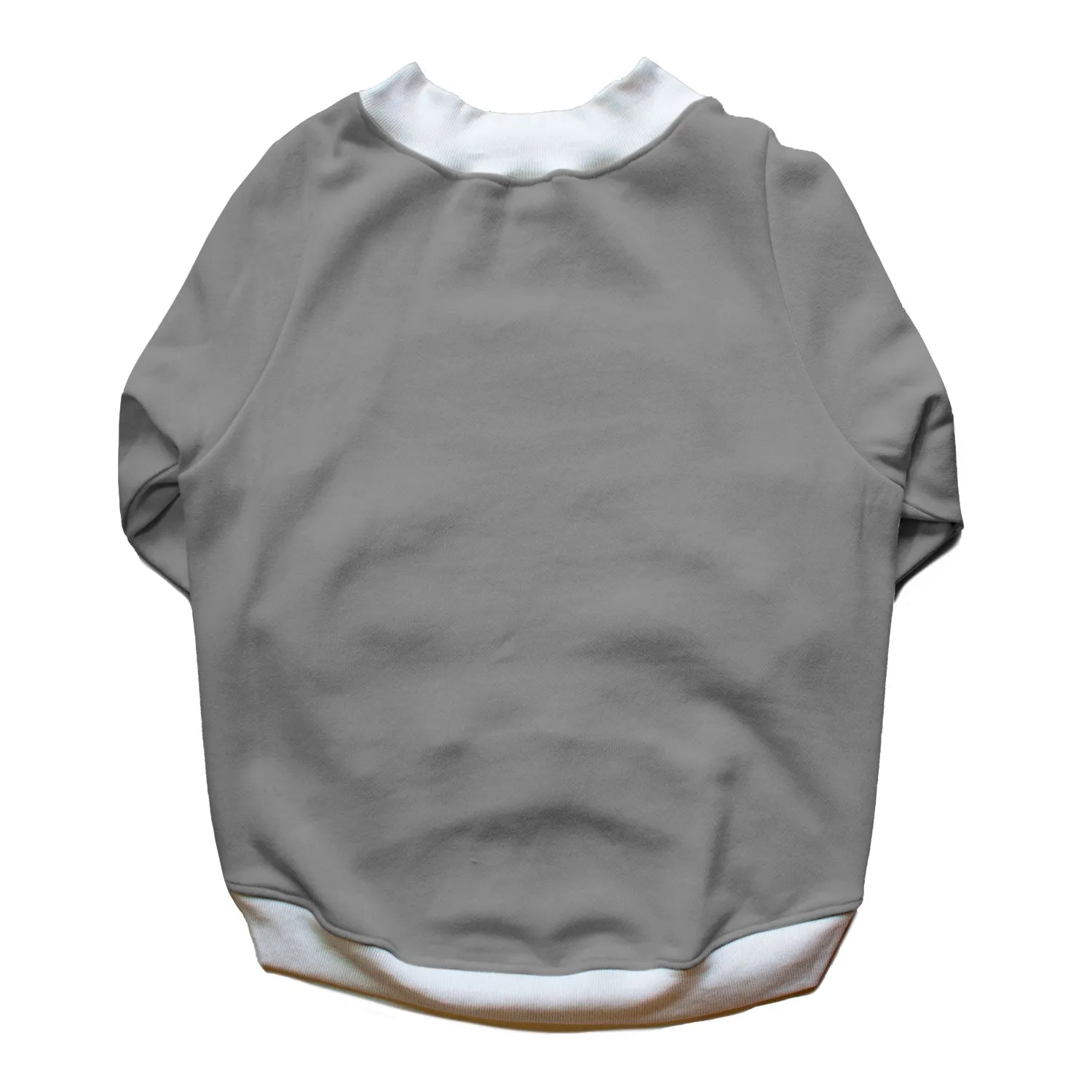 Ruse 'Basics' Crafty Crew Neck Full Sleeve Plain Sweatshirt For Dogs