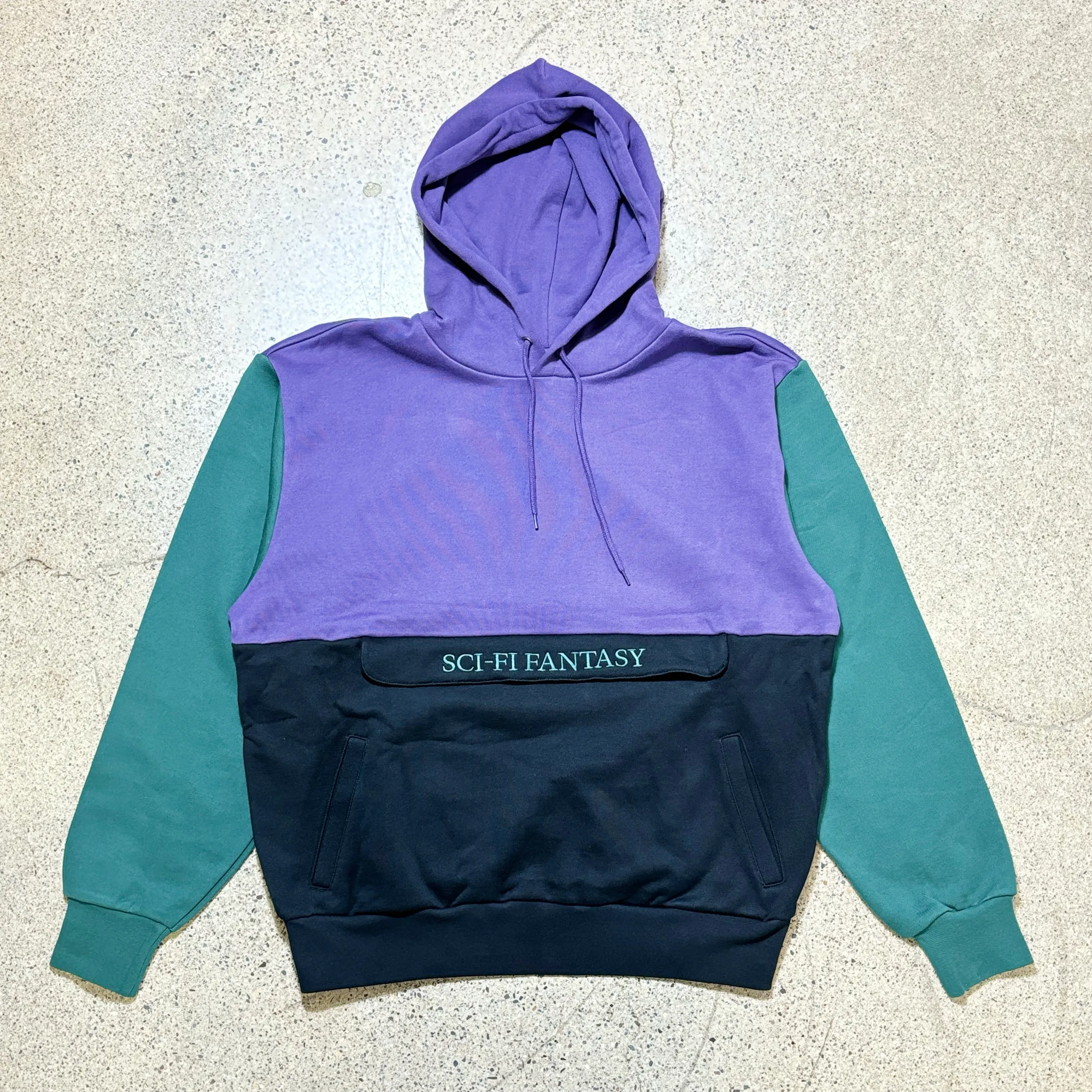 SCI-FI COLOR BLOCKED HOODIE