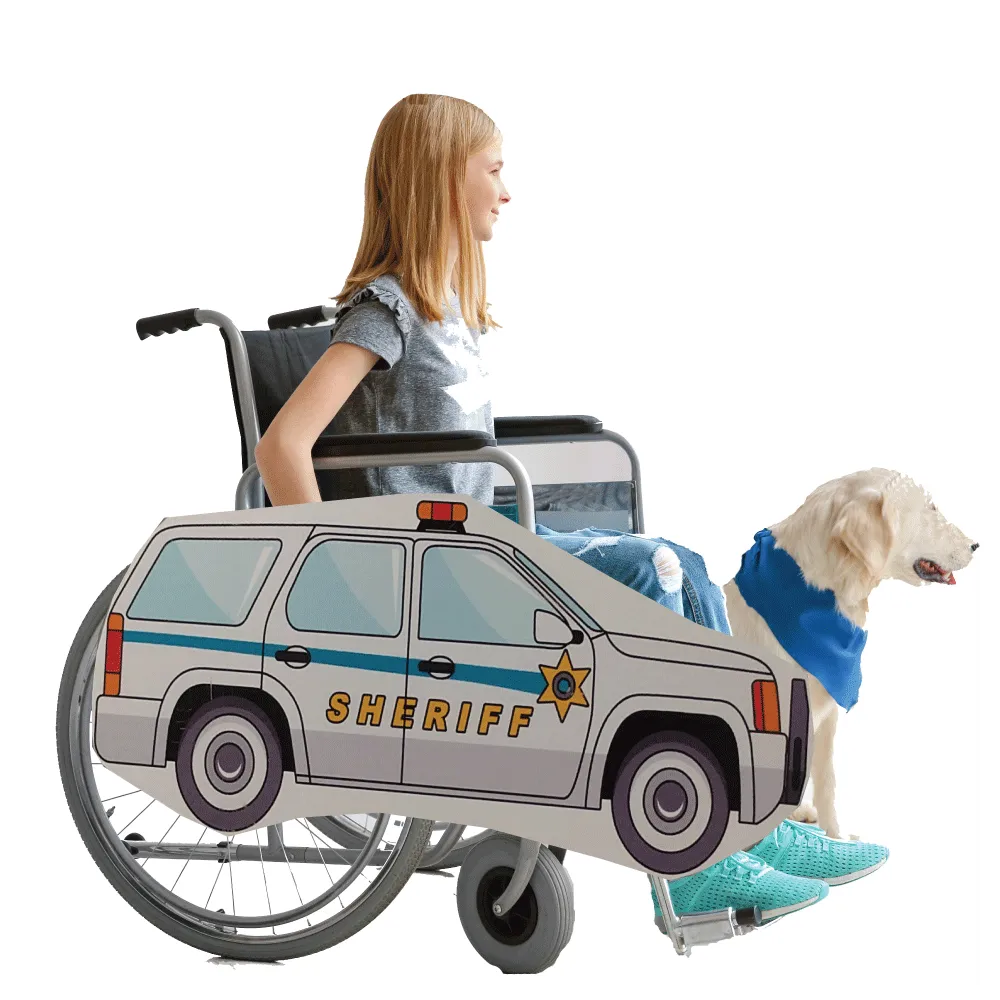 Sheriff SUV Wheelchair Costume Child's