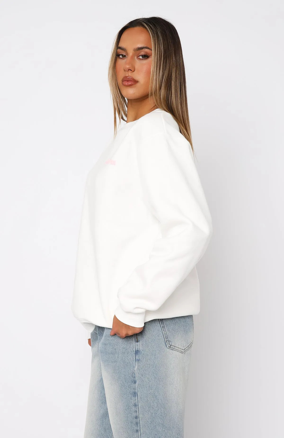 Shooting Stars Oversized Sweater Off White