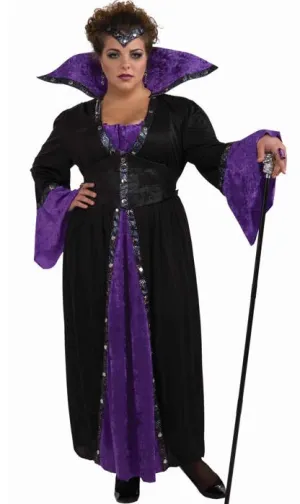 Sorceress Womens Plus Size Halloween Costume