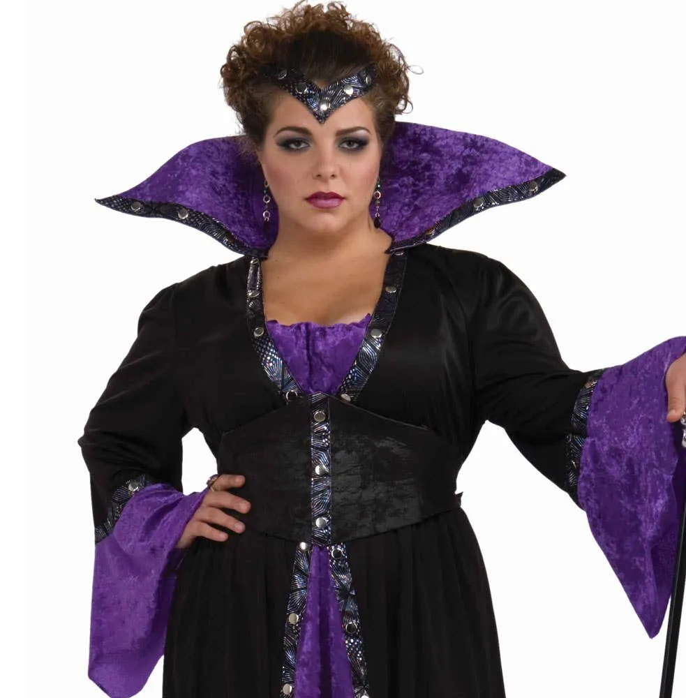 Sorceress Womens Plus Size Halloween Costume