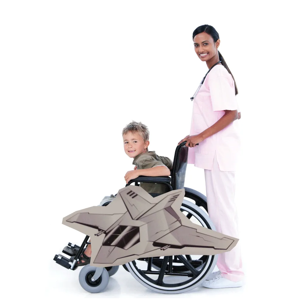 Space Cruiser C Wheelchair Costume Child's