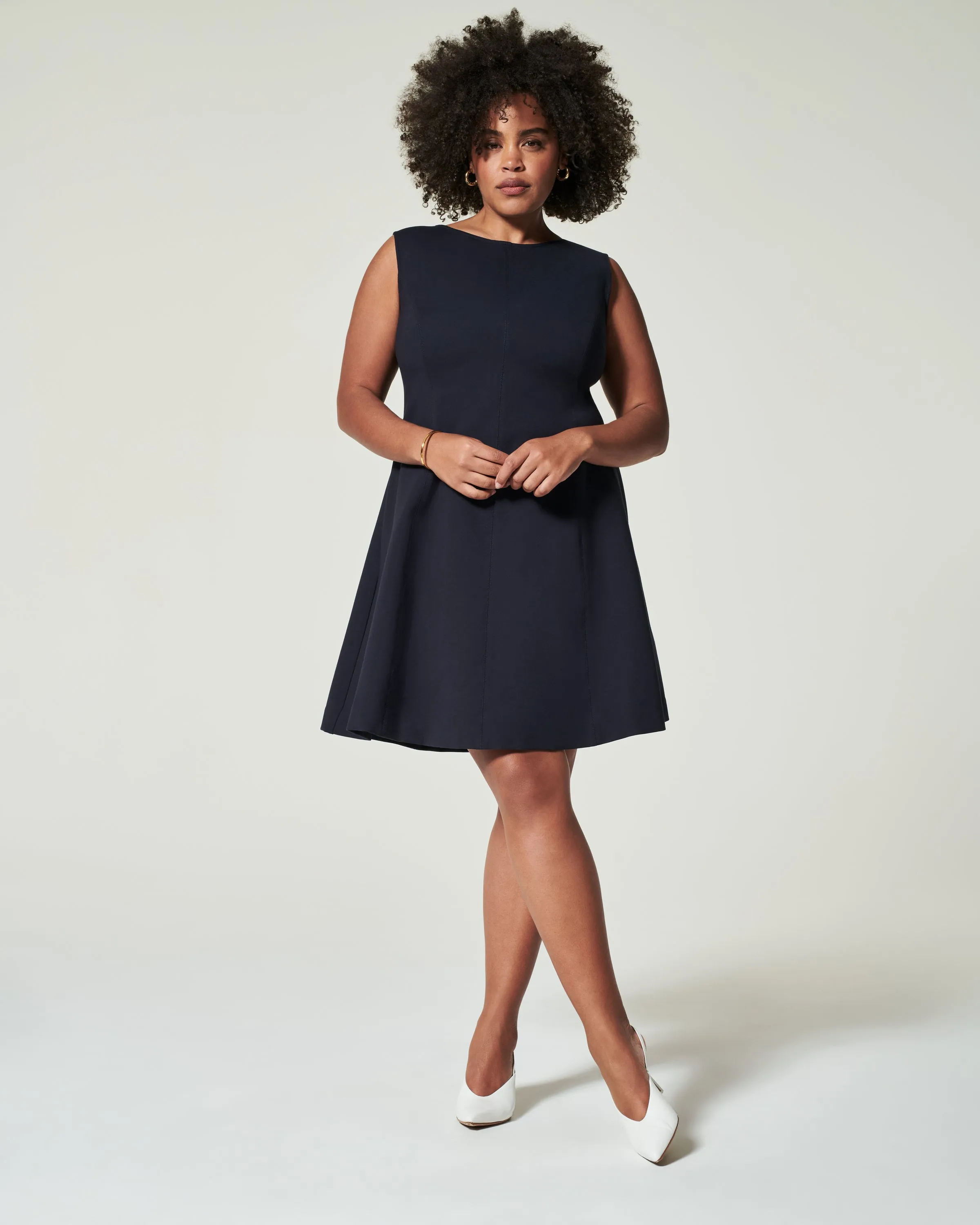 Spanx Perfect Fit & Flare Dress - Classic Navy