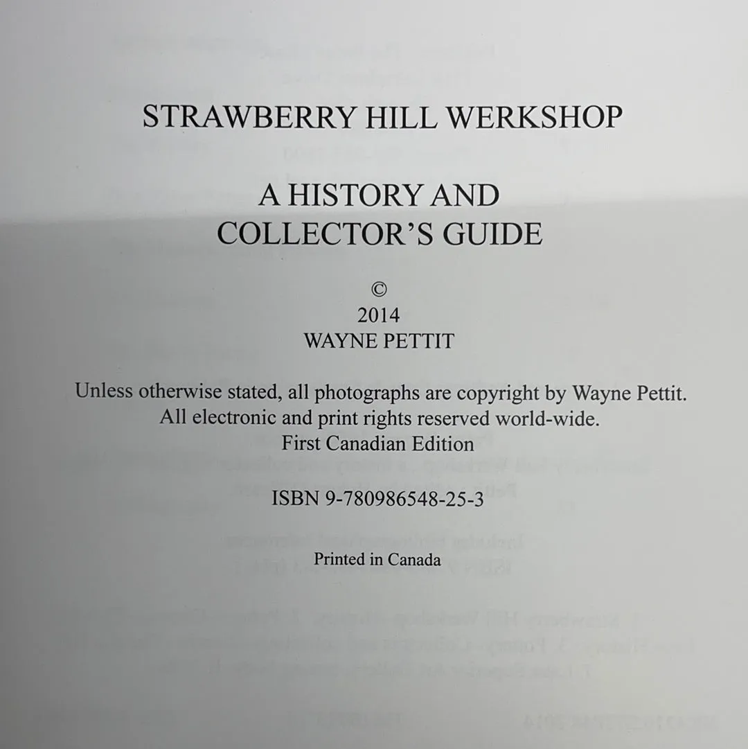 Strawberry Hill pottery werkshop book. History and collectors guide with CD