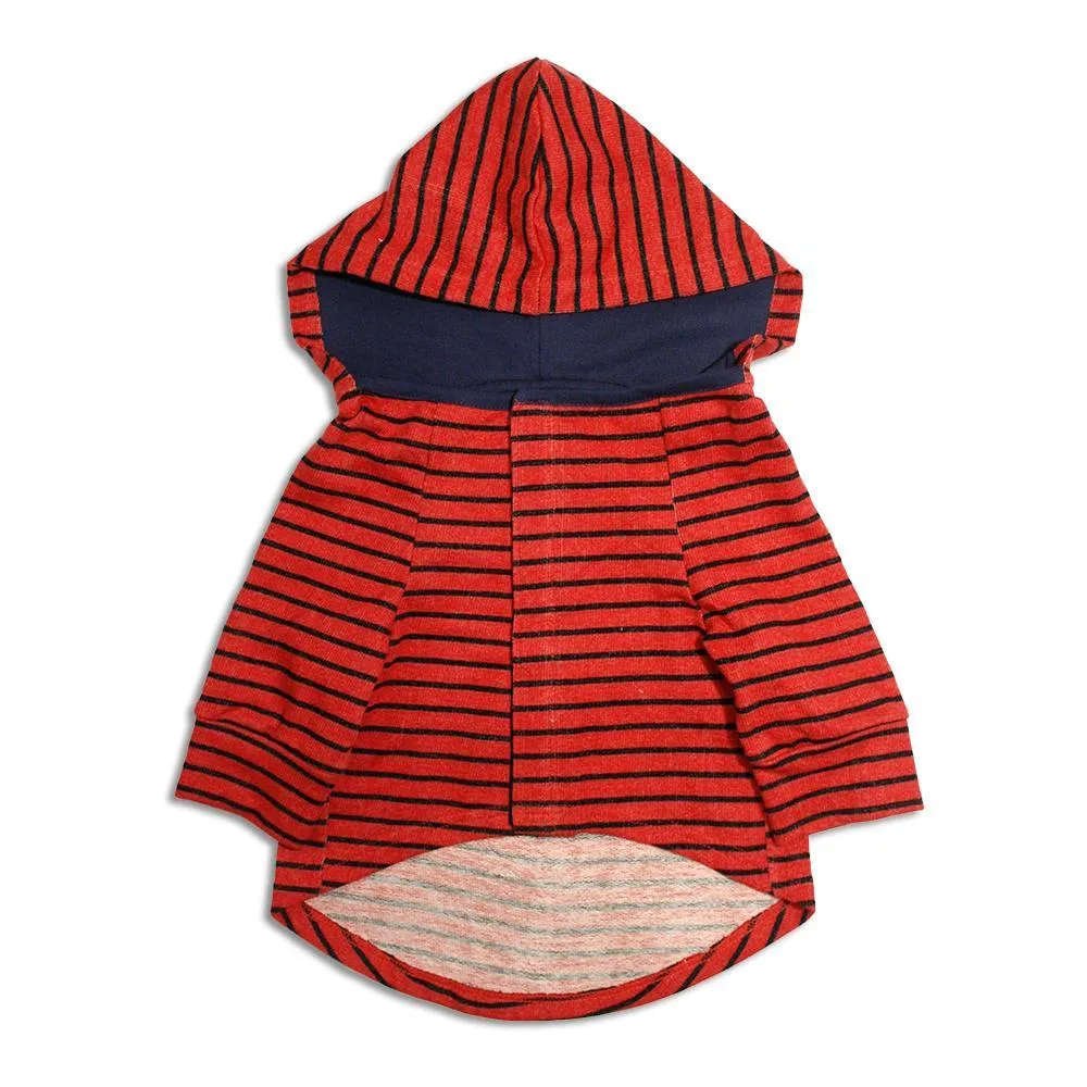 Striped Dog Hoodie Jacket