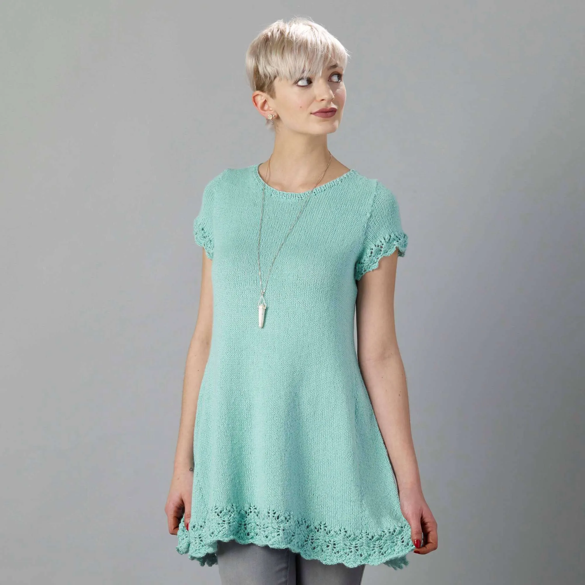 Sugar Bush  Knit Lacy Eh! Line Tunic