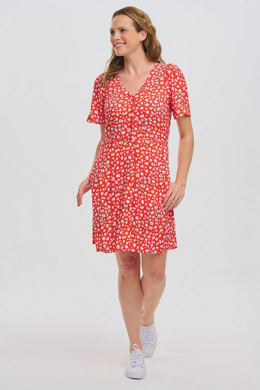 Sugarhill Brighton Kari Summer Dress Red