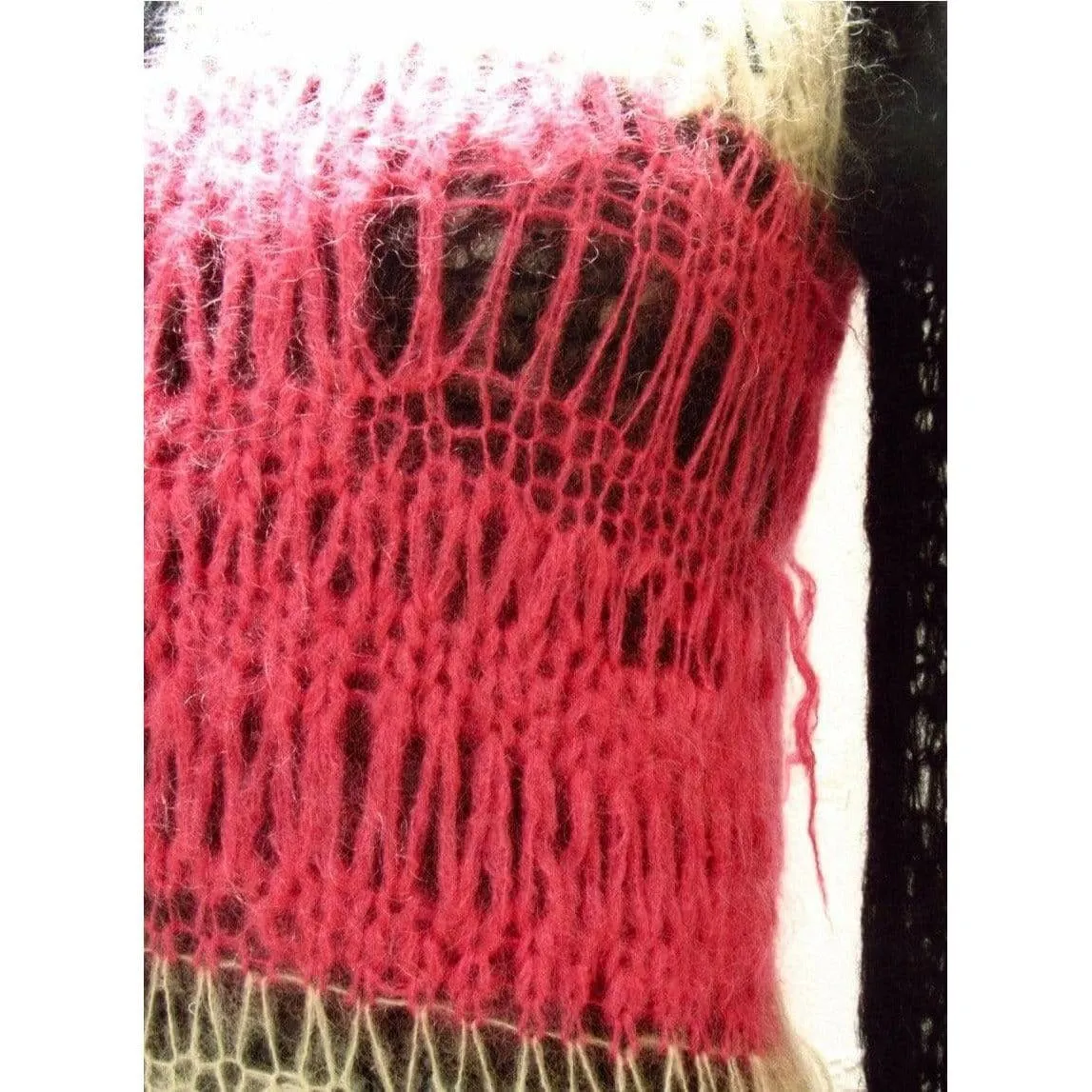 Tao Comme Des Garçons Hand Knit Mohair Dress