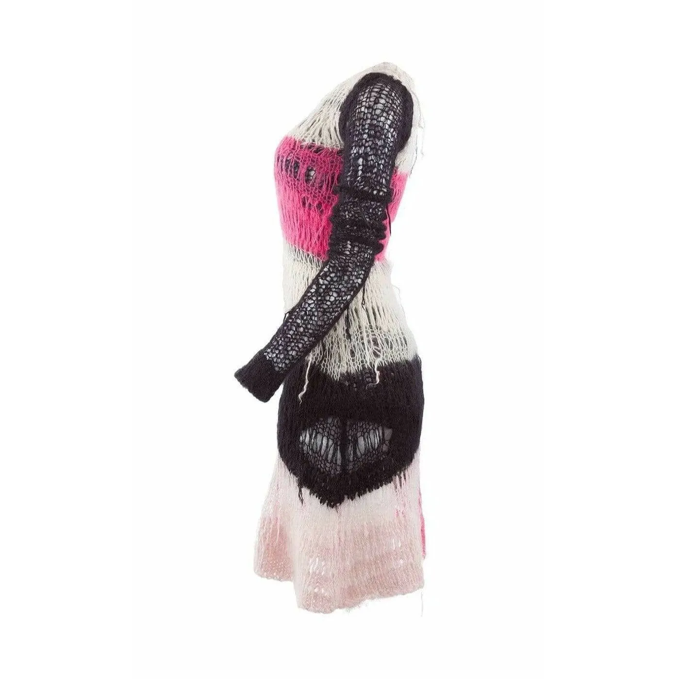 Tao Comme Des Garçons Hand Knit Mohair Dress