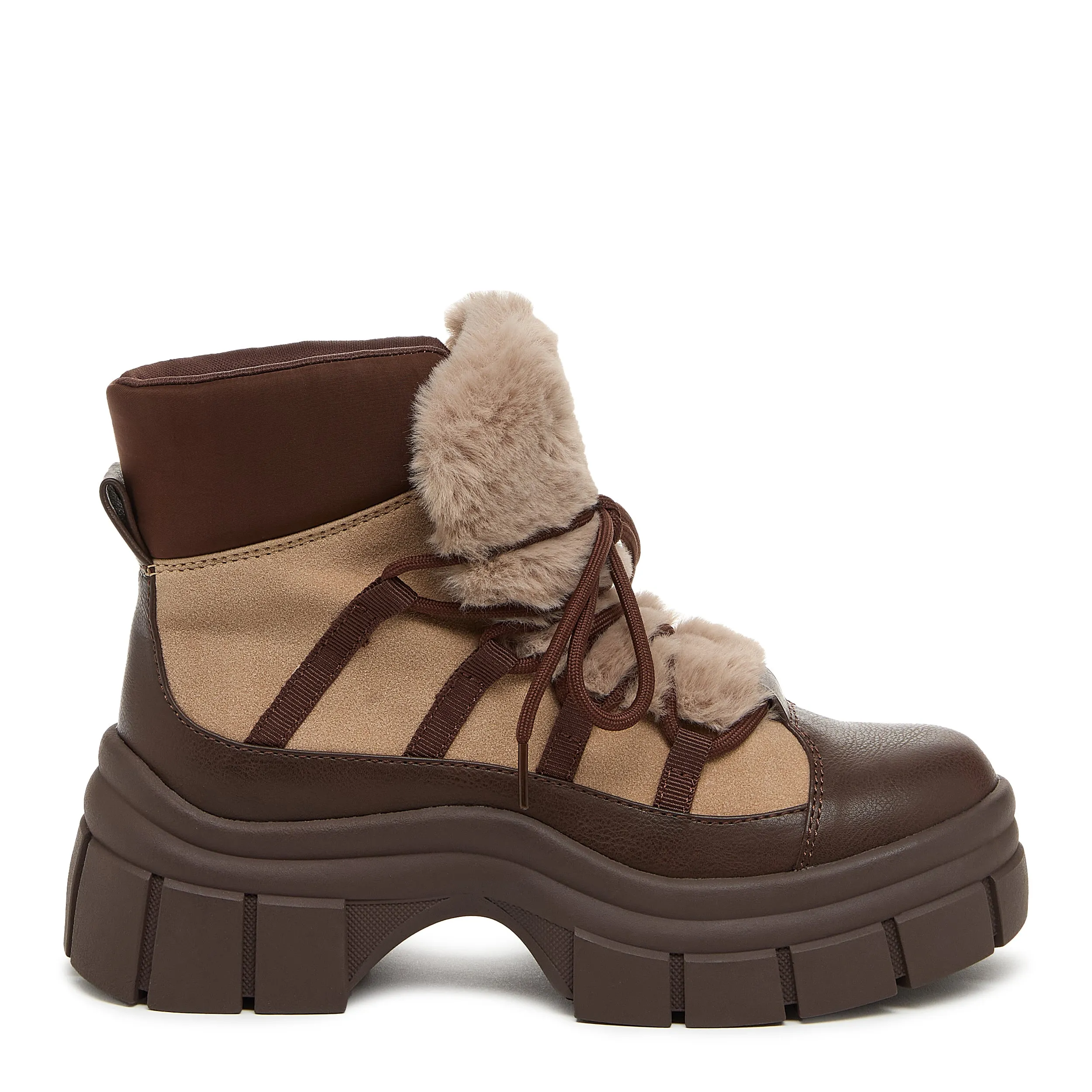 Tiger Brown Platform Bootie