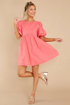 Totally Brilliant Coral Dress