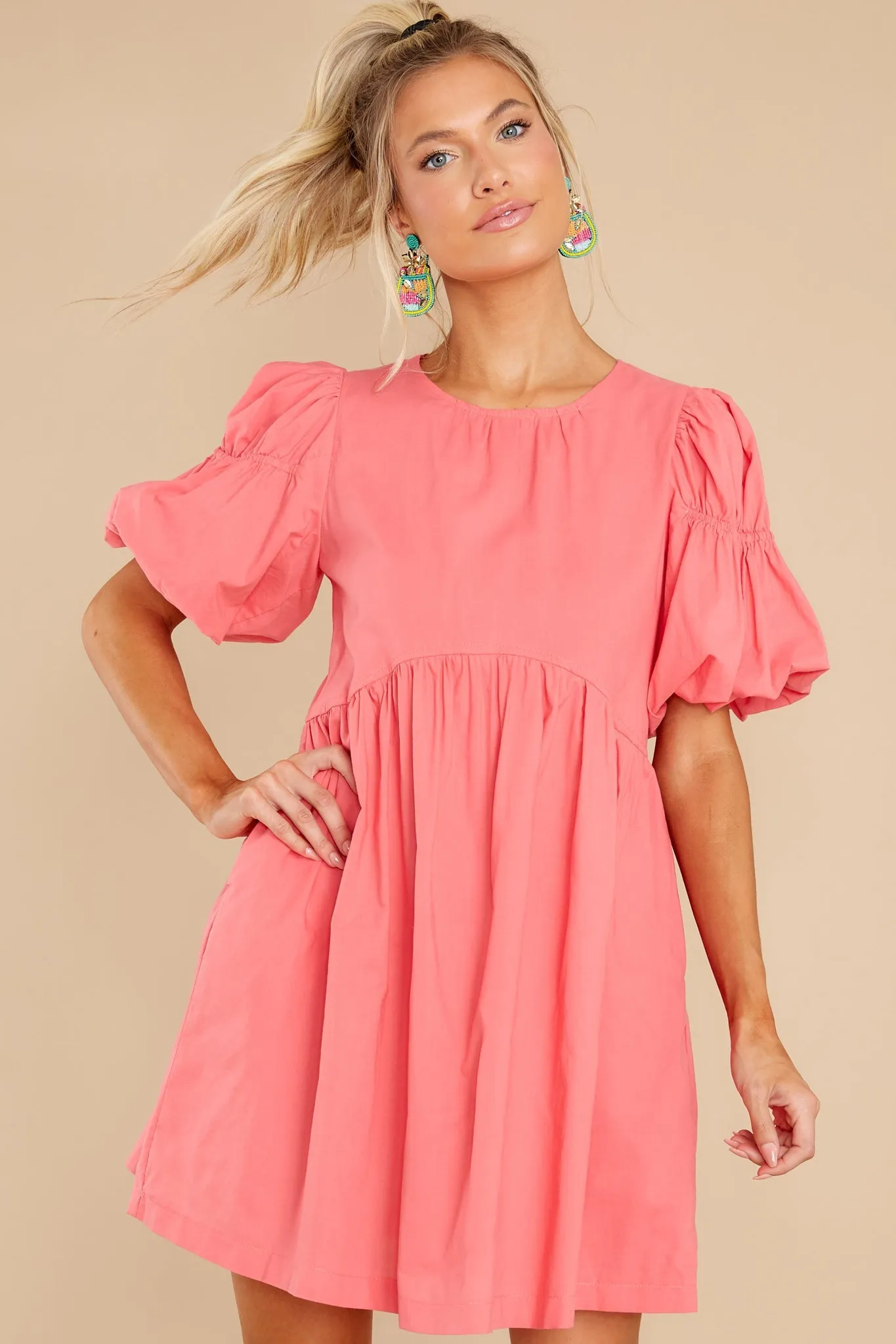 Totally Brilliant Coral Dress