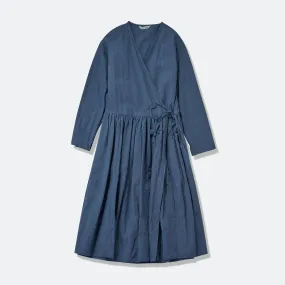 TOUJOURS - Robe Dress Indigo Blue