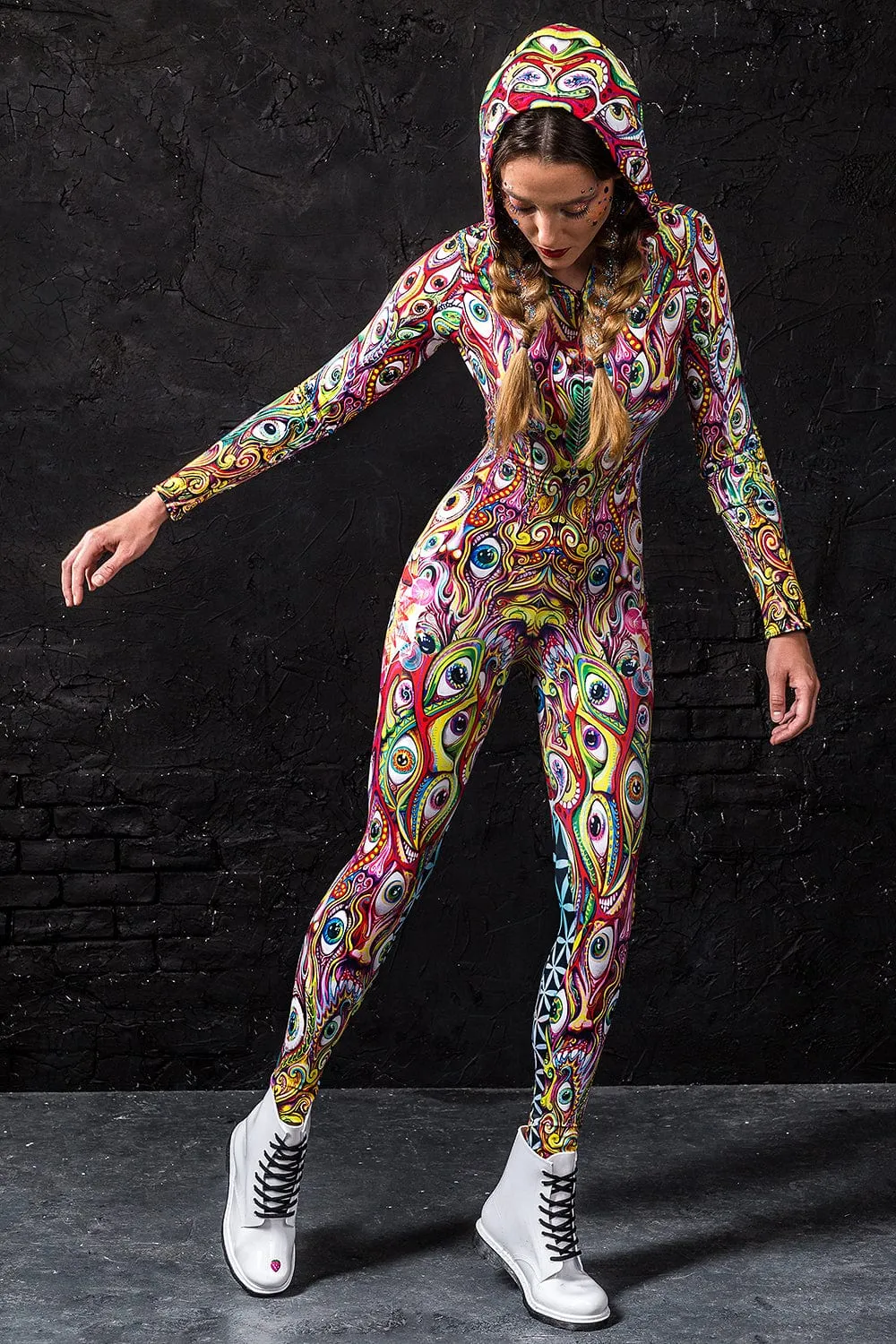 Trippy Eyez Fit Onesie