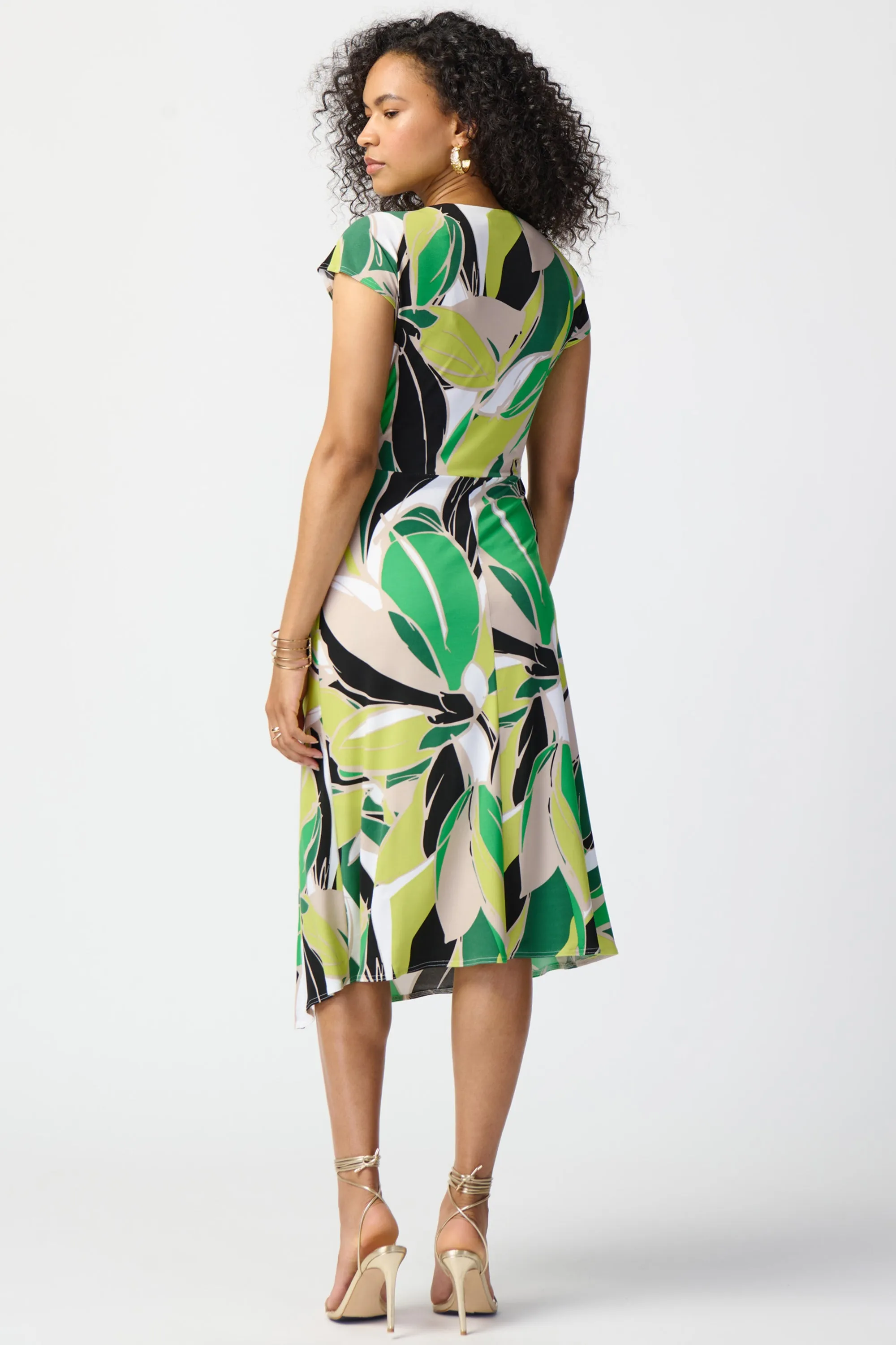 TROPICAL PRINT DRESS