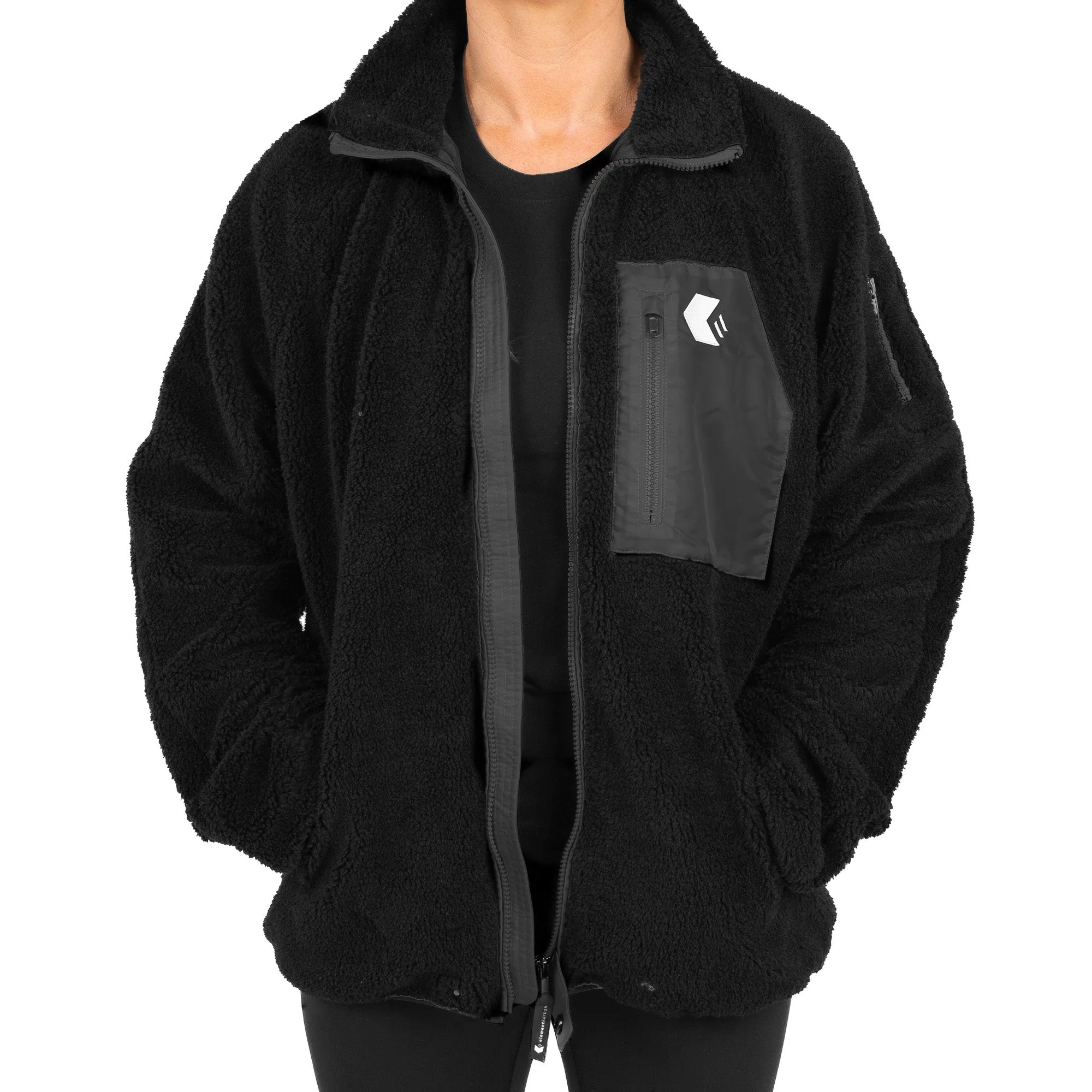 Unisex Sherpa Fleece Black