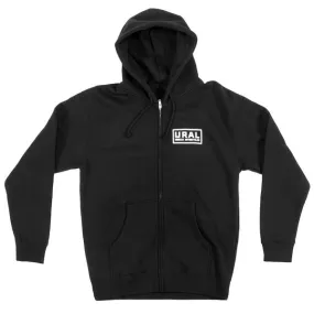 Ural Text Badge Hoodie - Black