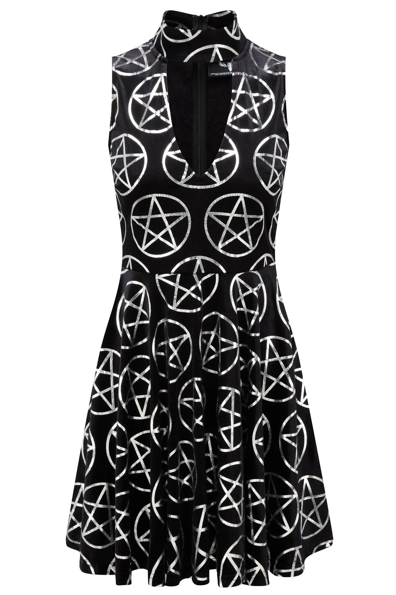 Venom Silver Spring Skater Dress [B]