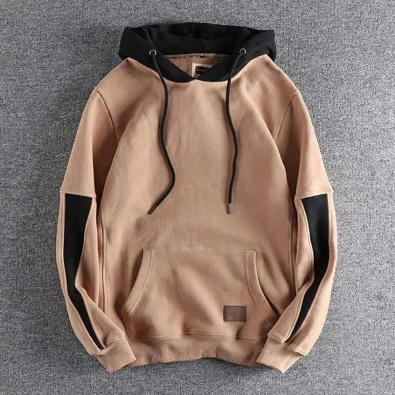 Wiaofellas  -  Winter Men's Hooded Sweatshirt Loose Warm Streetwear Designer Harajuku Fashion Male Hoodie Luxury Clothing Deals Funny Simple