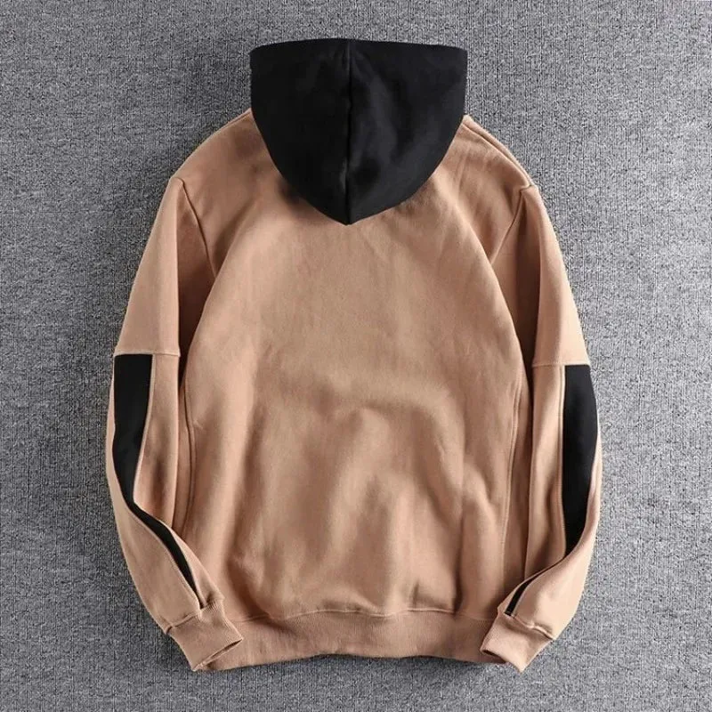 Wiaofellas  -  Winter Men's Hooded Sweatshirt Loose Warm Streetwear Designer Harajuku Fashion Male Hoodie Luxury Clothing Deals Funny Simple