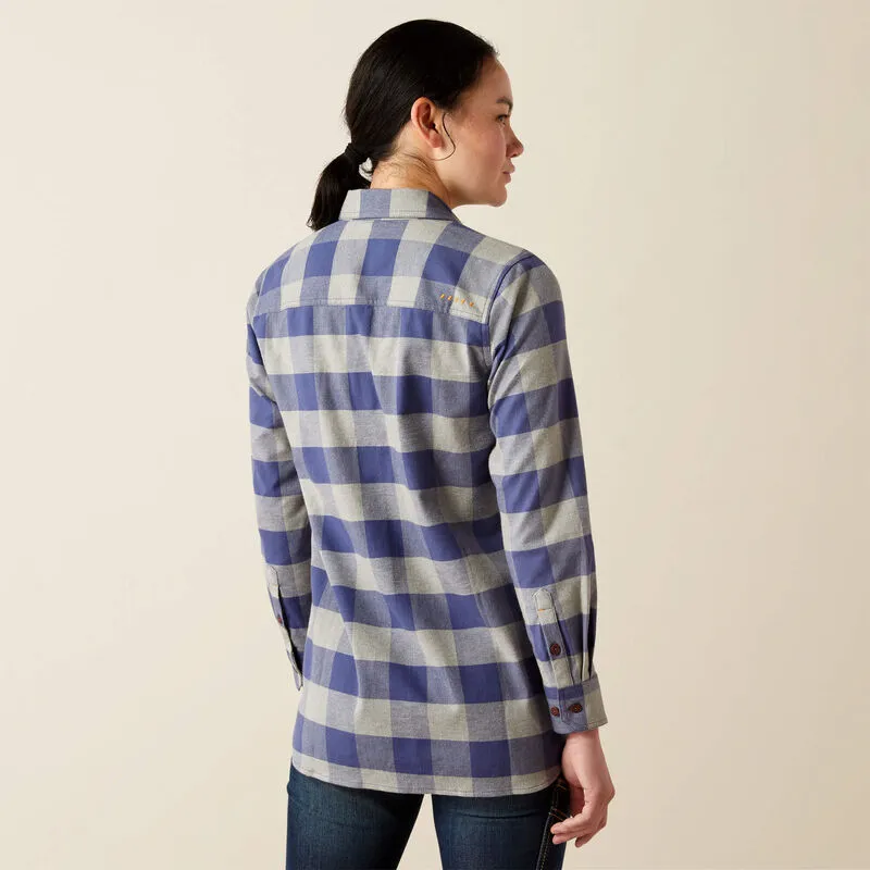 Women's Ariat Long Sleeve Rebar Flannel Shirt