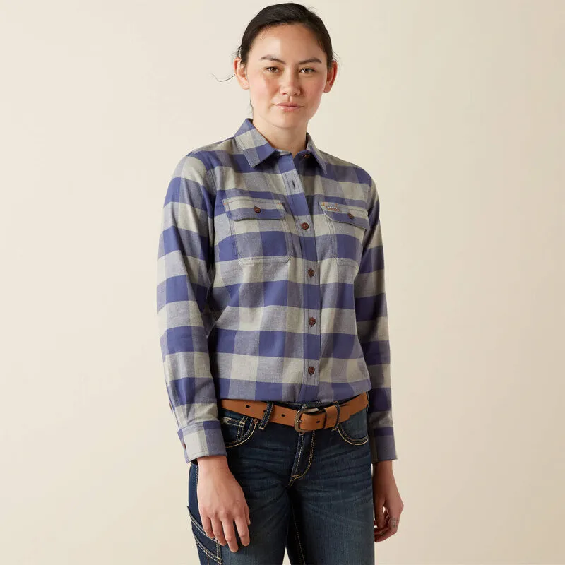 Women's Ariat Long Sleeve Rebar Flannel Shirt