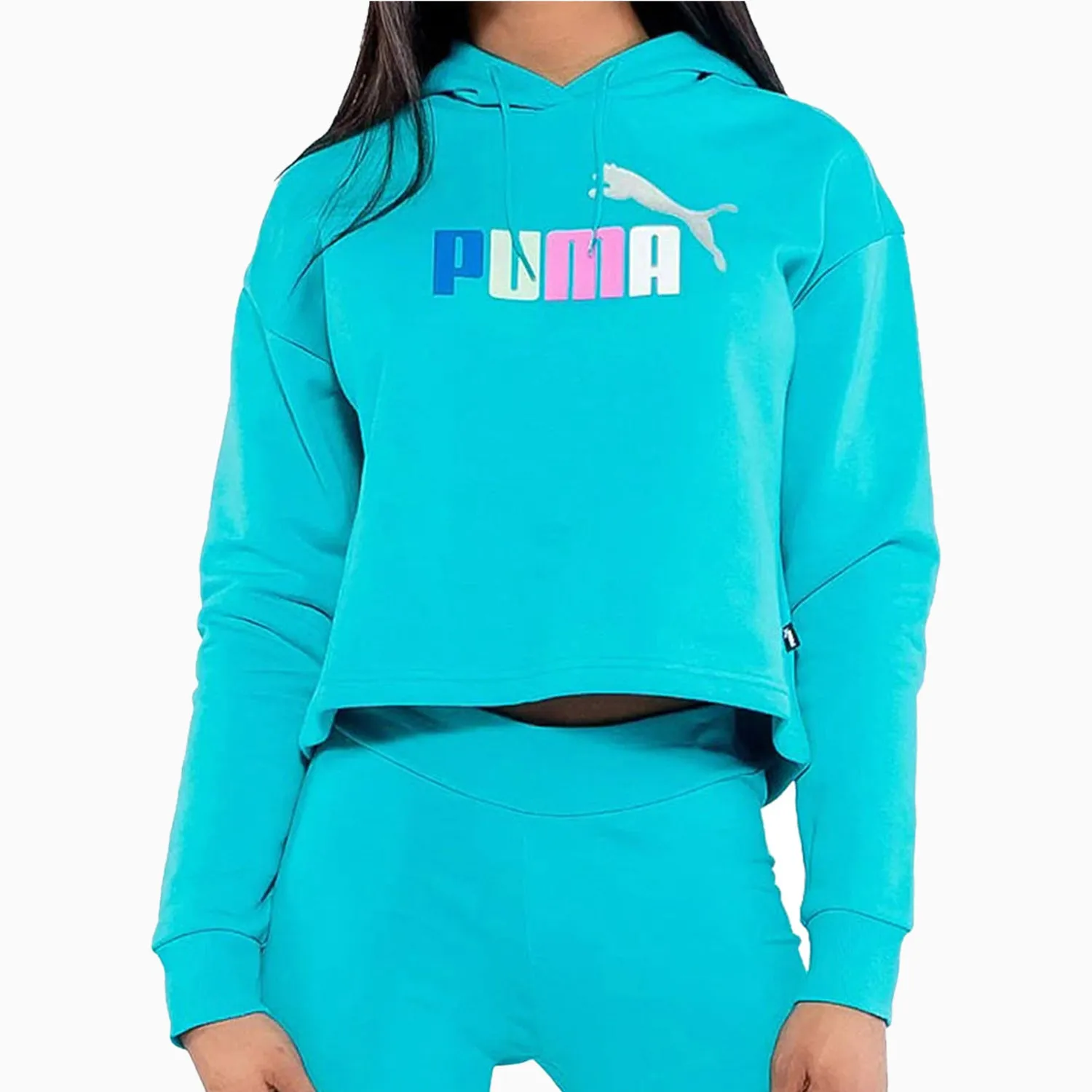 Women's Ess Cropped Logo Hoodie