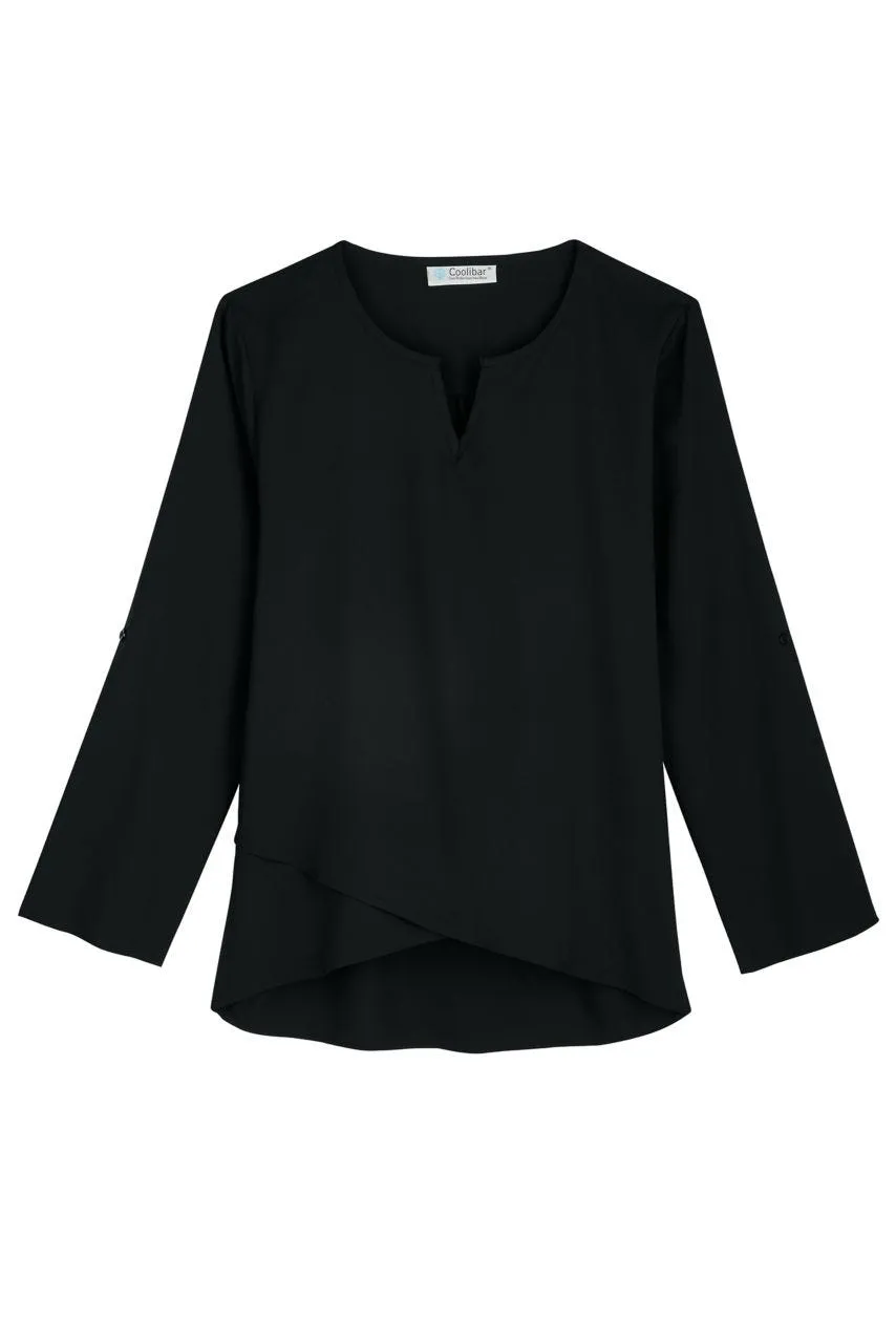 Women's Santa Barbara Tunic Top  |  Black