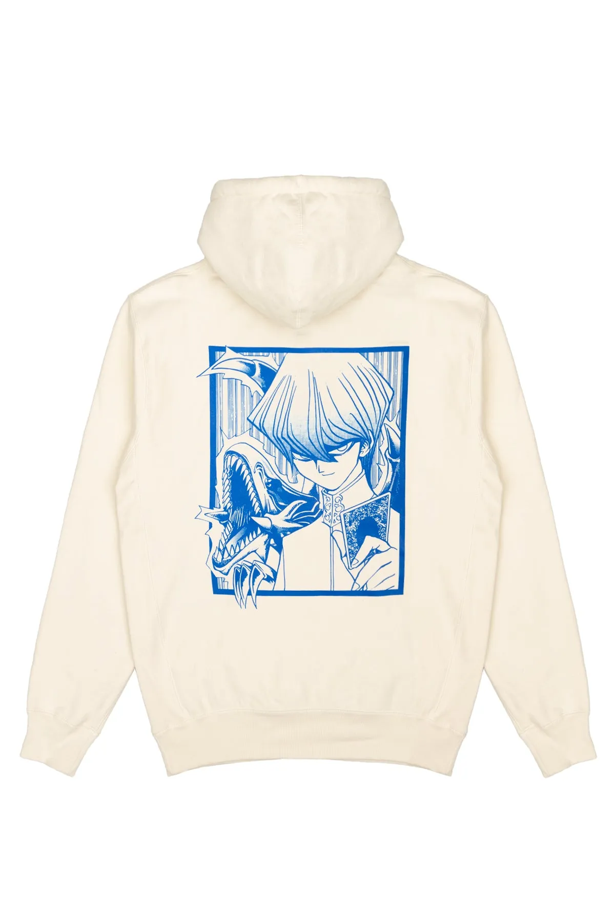 Yu-Gi-Oh! Blue Eyes White Dragon Hoodie - Ecru