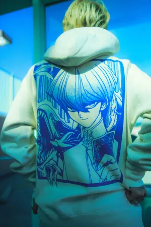 Yu-Gi-Oh! Blue Eyes White Dragon Hoodie - Ecru